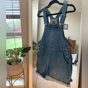 Lee denim short overalls